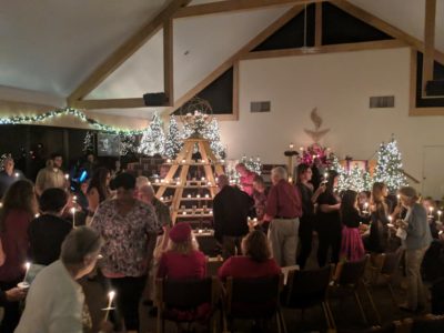 Winter solstice celebration in the sanctuary