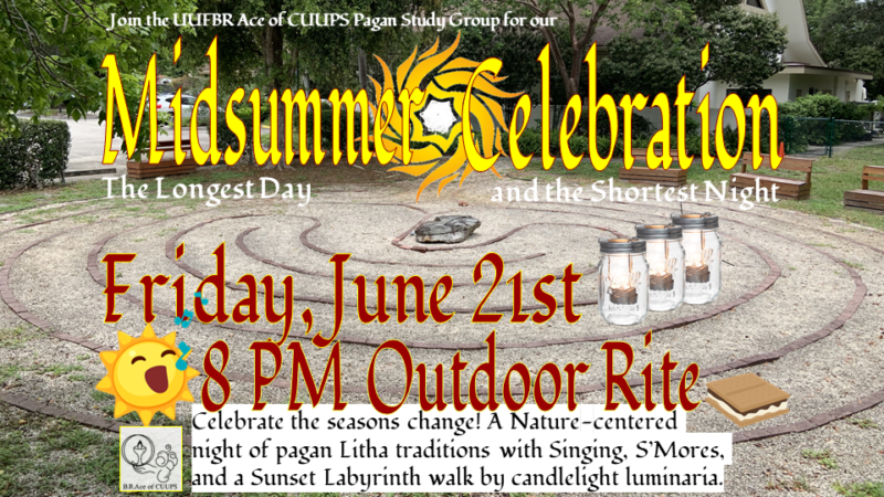 Midsummer Solstice Celebration flyer