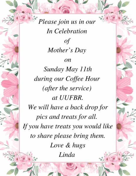 Mother's Day celebration in Osias after the service
