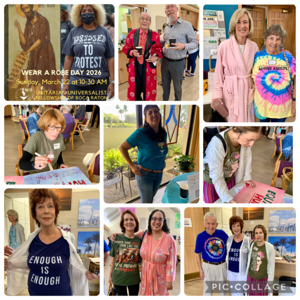 Dressed to Protest for Wear a Robe Day 2026